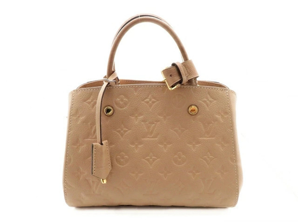 LOUIS VUITTON Montaigne Monogram Empreinte Papyrus